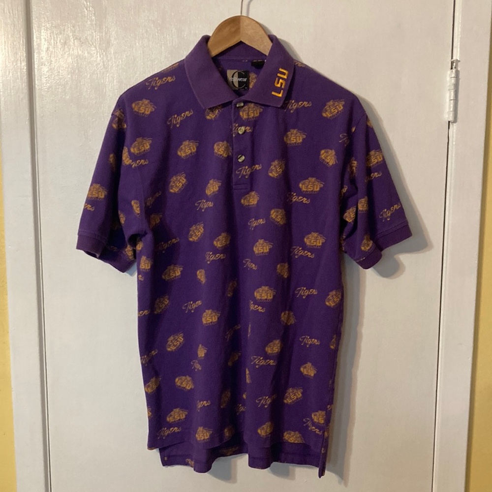 LSU Purple and Gold Polo Shirt